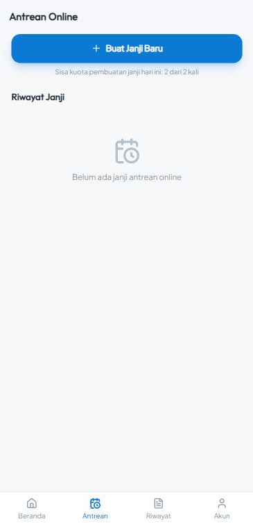 Langkah 2: pantau status antrean online